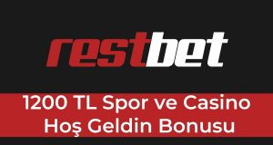 Restbet 1200 TL Spor ve Casino Hoş Geldin Bonusu